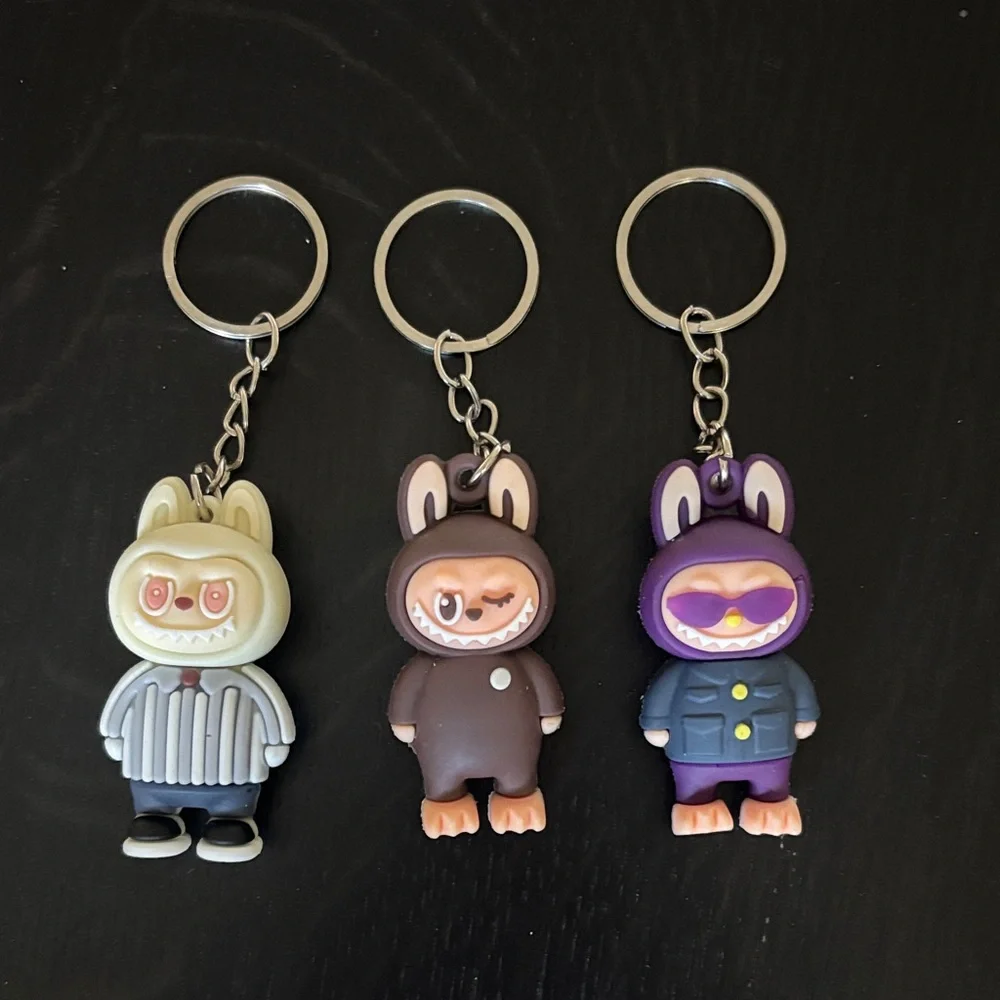 Labubu Keychains Set - Picture 1 of 4